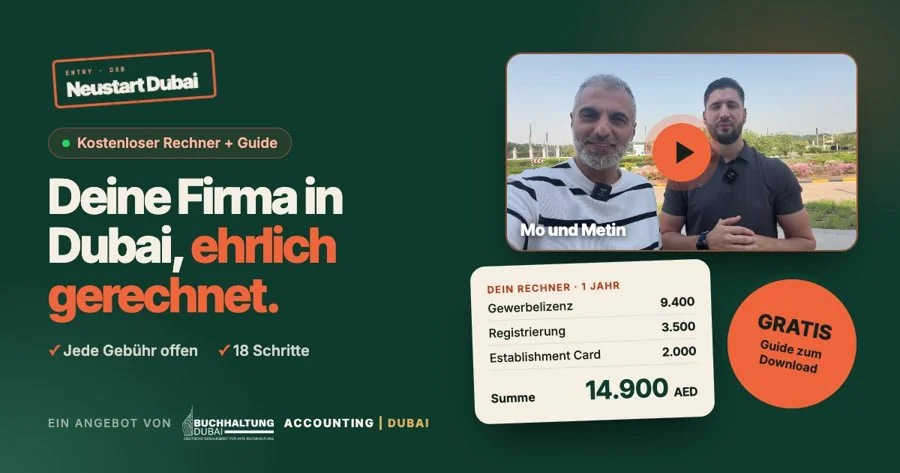 Neustart Dubai: Gründungsrechner und kostenloser Guide